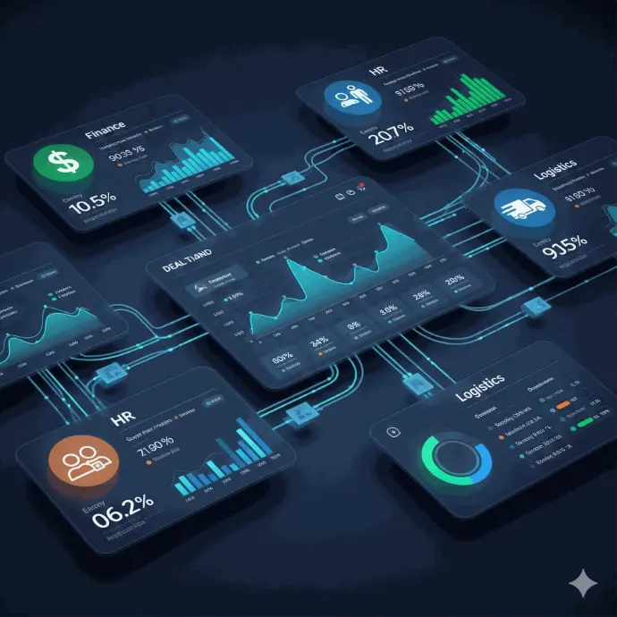 لقطات من برمجة وتطوير حلول ERP متخصصة للشركات